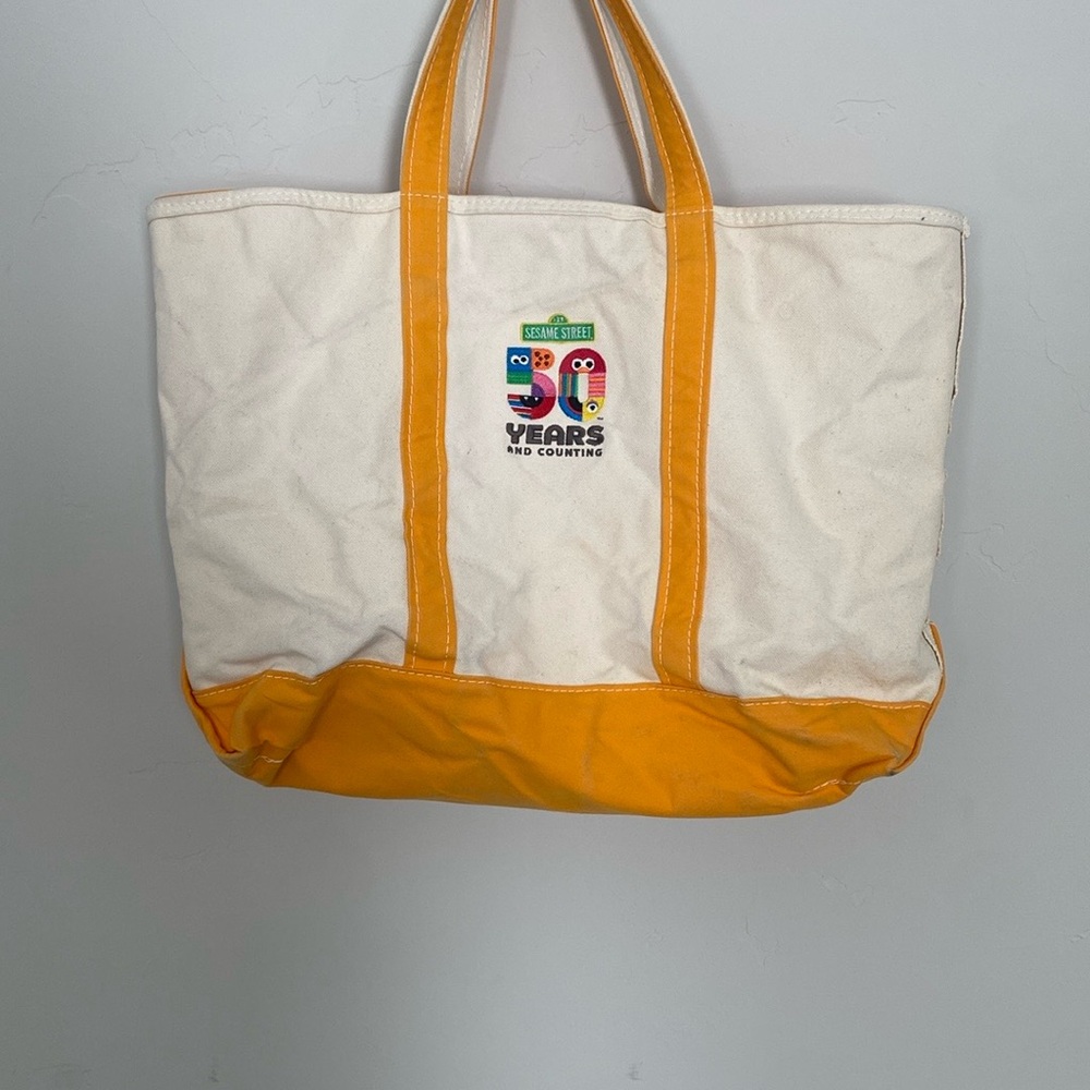 L.L. Bean Orange Tote Bag